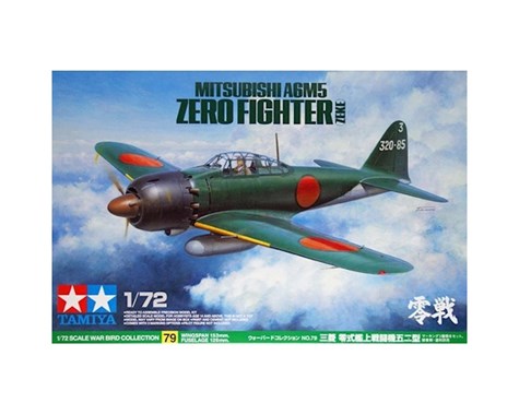 TAM60779 1-72 Mitsubishi A6M5 ZEKE - Zero Fighter - Airplane Model Kit