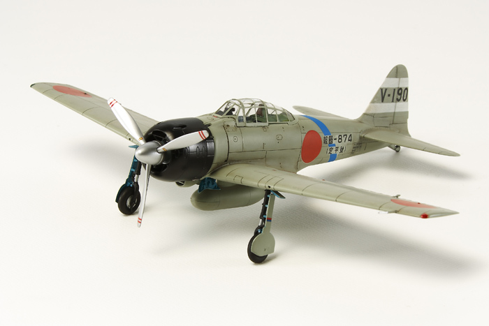 TAM60784 1-72 Mitsubishi A6M3 Hamp - Zero Fighter Model 32 - Airplane Model Kit