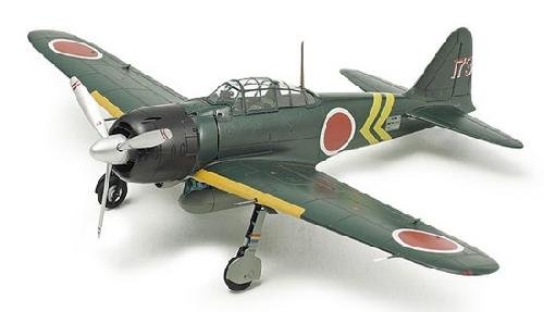 TAM60785 172 Mitsubishi A6M3 Zeke  3a Zero Fighter Model 22  Airplane Model Kit