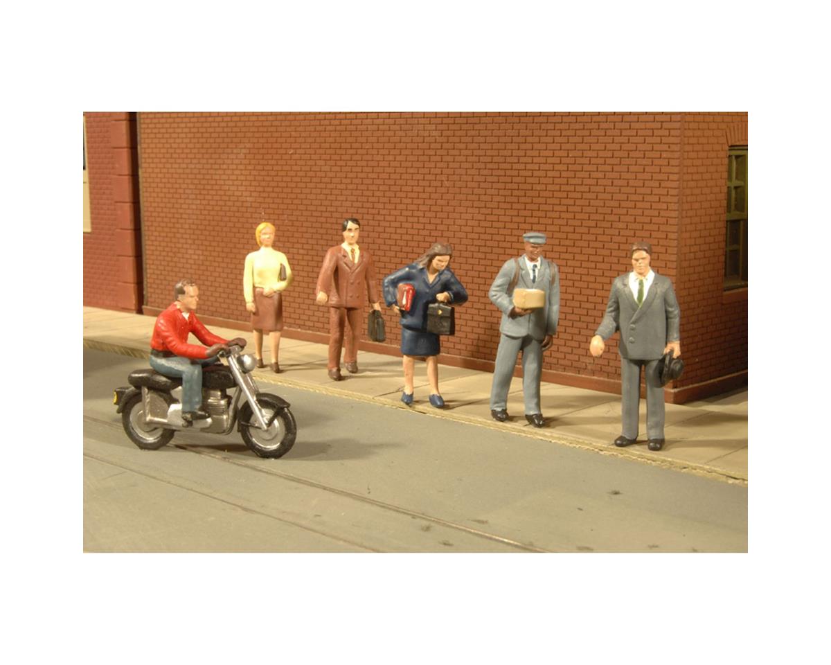 Picture of Bachmann BAC33151 O-Scale City People with Motorcycle 7