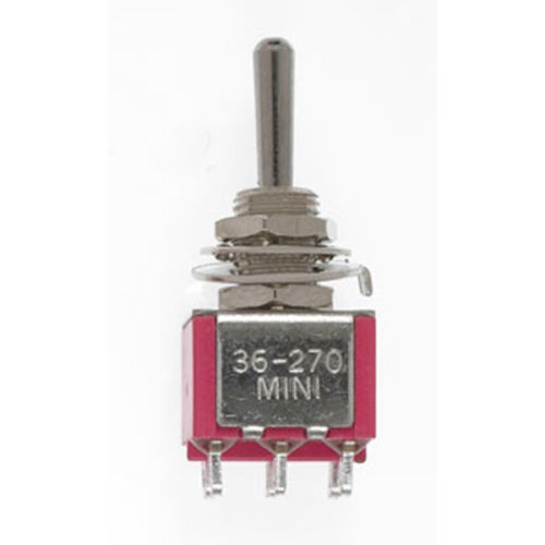 MNT3627002 120 V DPDT Mini Toggle Switch, Sprung 5AMP