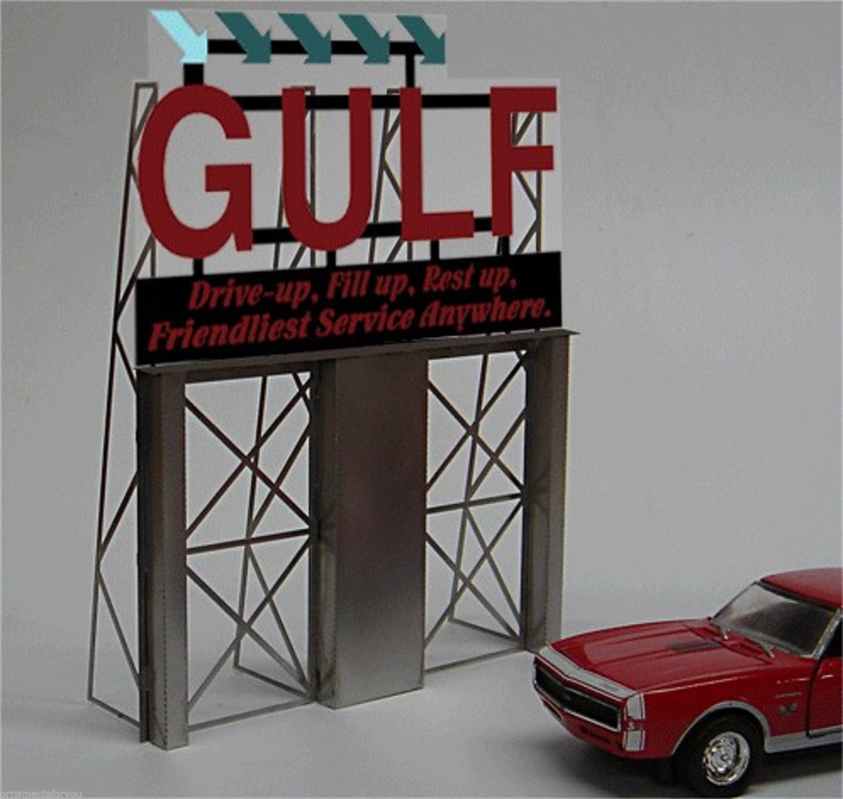 MIE8181 HO Gulf Oil Animated Neon