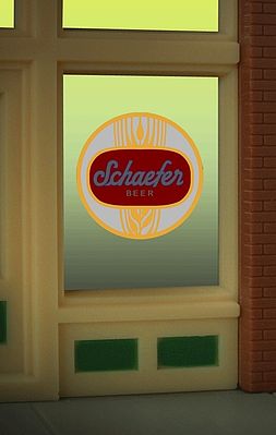 MIE8925 Schaefer Beer Flashing Neon Window Sign