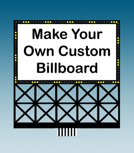 MIE442352 Ho-N Scale Miller Custom Billboard
