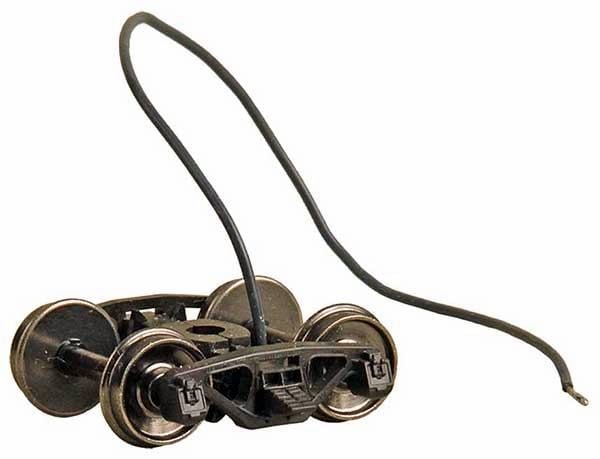 KAD590 Bettendorf AAR Leaf-Spring HGC Caboose Trucks with Electrical Pickup