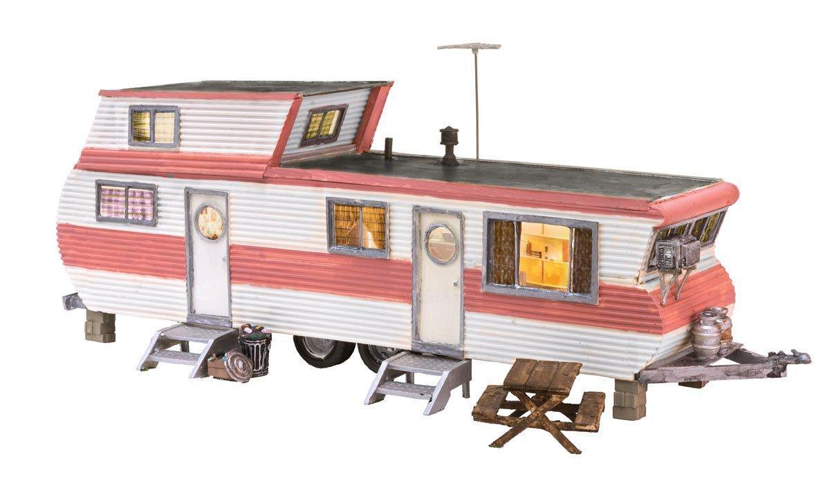 Picture of Woodland Scenics WOO5862 O-Scale Built-N-ready Double Decker Trailer LED Lighted