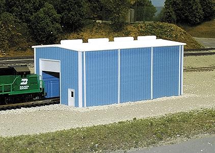30 x 60 in. N Scale Model Railroad Building, Blue