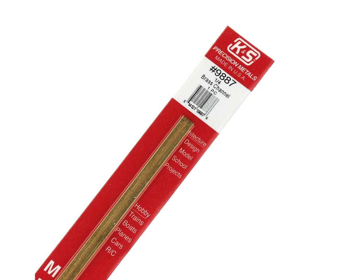 K&S 1/8 in. W X 12 in. L Rectangular Brass Tube 1 pk