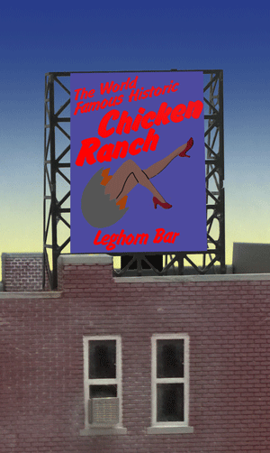 MIE339050 N & Z Billboard Chicken Ranch