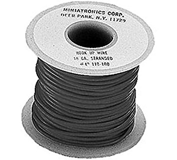 MNT4818001 100 ft. 22 gauge Wire Black