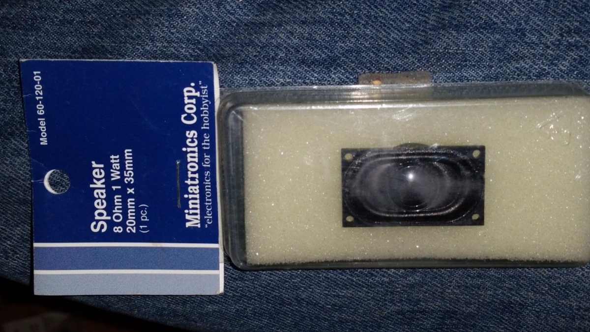 MNT6012001 20 x 35 mm 1 Watt Speaker