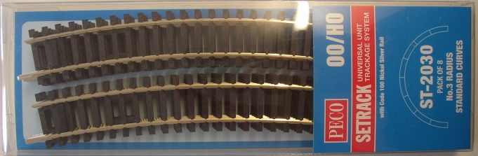 PCOST-2030 HO Scale 19 78 Rad Standard Curve