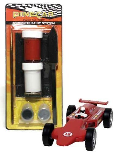 PINP3957 Flamin Red Comp Paint System