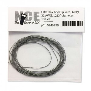 Picture of NCE NCE0258 10 ft. Ultraflex Wire 32awg - Gray