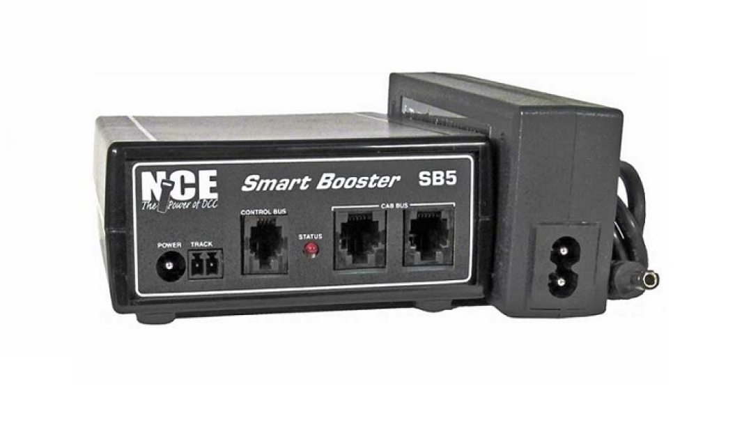 0027 SB5 5-Amp Smart Booster with Power Supply -  NCE, NCE0027