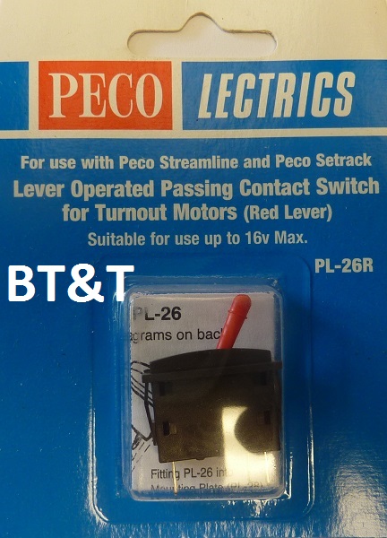 PCOPL-26R Passing Contact Switch Lever, Red