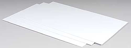 PLS91105 0.06 x 7 x 1 in.  Sheet Styrene, White - 3 Pieces