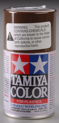 Tamiya TS1 Spray Lacquer, Red Brown
