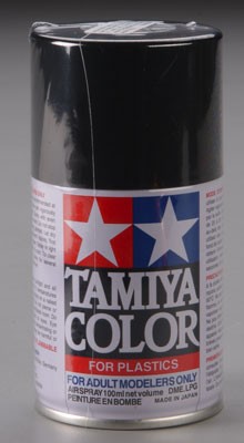 TAM85040 Tamiya TS40 Spray Lacquer  Metallic Black