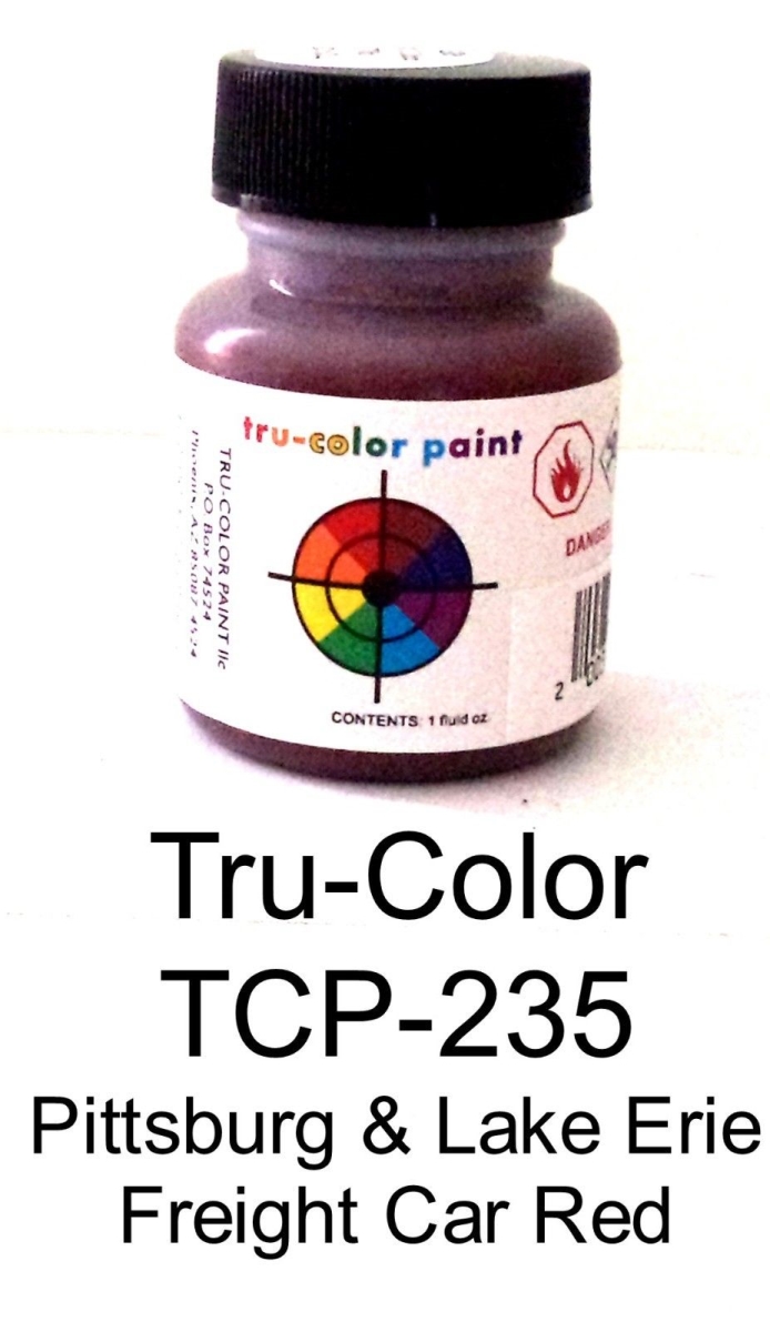 TCP235 1 oz Pittsburgh & Lake Erie Freight Car - Red