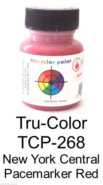 TCP268 1 oz New York Central Pacemaker Paint Bottle - Red