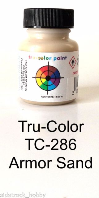 TCP286 1 oz Tru-Color Armor Sand Paint Bottle