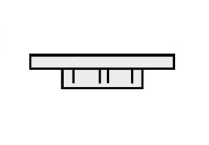 PLS95722 VHF-14 0.44 in. Flanged Head - Pack of 5
