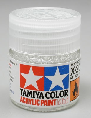 Mini XF-20A Arcylic Glass Jar Thinner