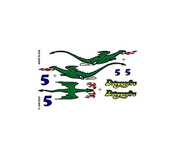 PINP324 Snake Eyes Stick - On Decal