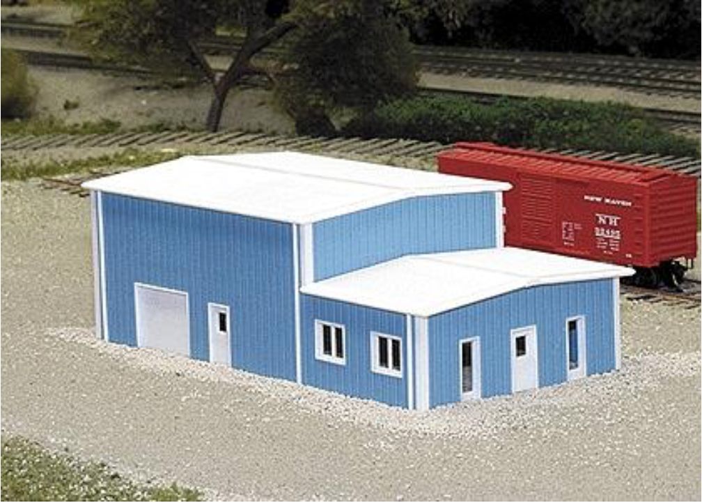 PKS8017 N Scale Office & Warehouse Kit