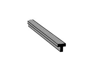 PLS90082 T - 3, 0.06 in. ABS Tees Beam - Pack of 8