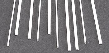 PLS90732 MS - 304, 0.03 in. Rectangle Strip Styrene - Pack of 10