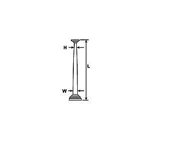 PLS90992 3.78 in. Georgian Columns