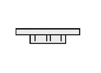 PLS95724 VHF - 18 Flanged Head, Grey - Pack of 5