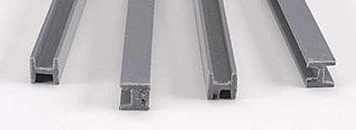 PLS90067 0.37 in. H-12 ABS H Column, Pack of 4