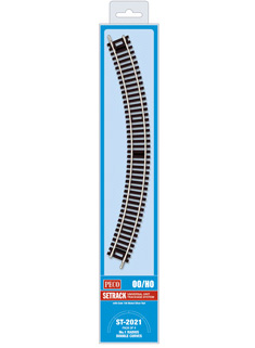 PCOST-2021 14.62 in. Radius HO Scale Double Curve Track