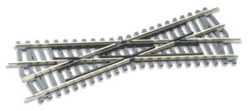 PCOST-250 HO Scale Code 100 Insulfrog 22.5 deg Crossing Track