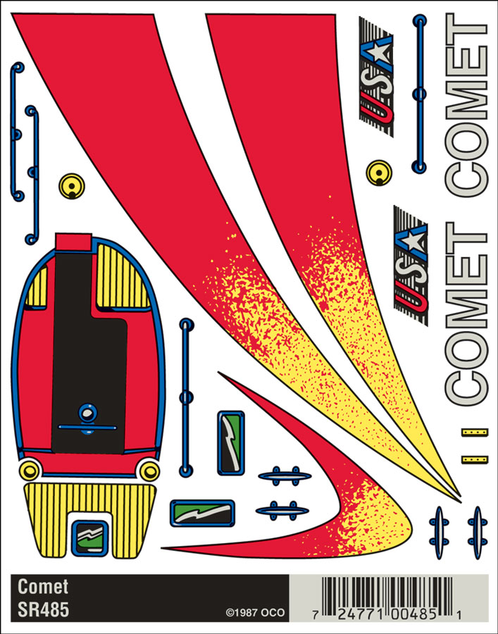 PINP485 SR Comet Decal