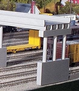 50 ft. Modern Highway Overpass with Pier