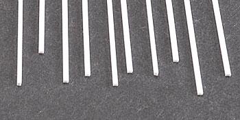 PLS90744 0.04 x 0.08 x 10 in. Rectangle Strip Styrene