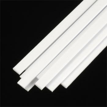 PLS90767 0.08 x 0.16 x 10 in. Rectangle Strip Styrene