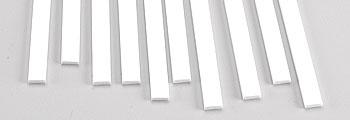 0.08 x 0.25 x 10 in. Rectangle Strip Styrene Plastic