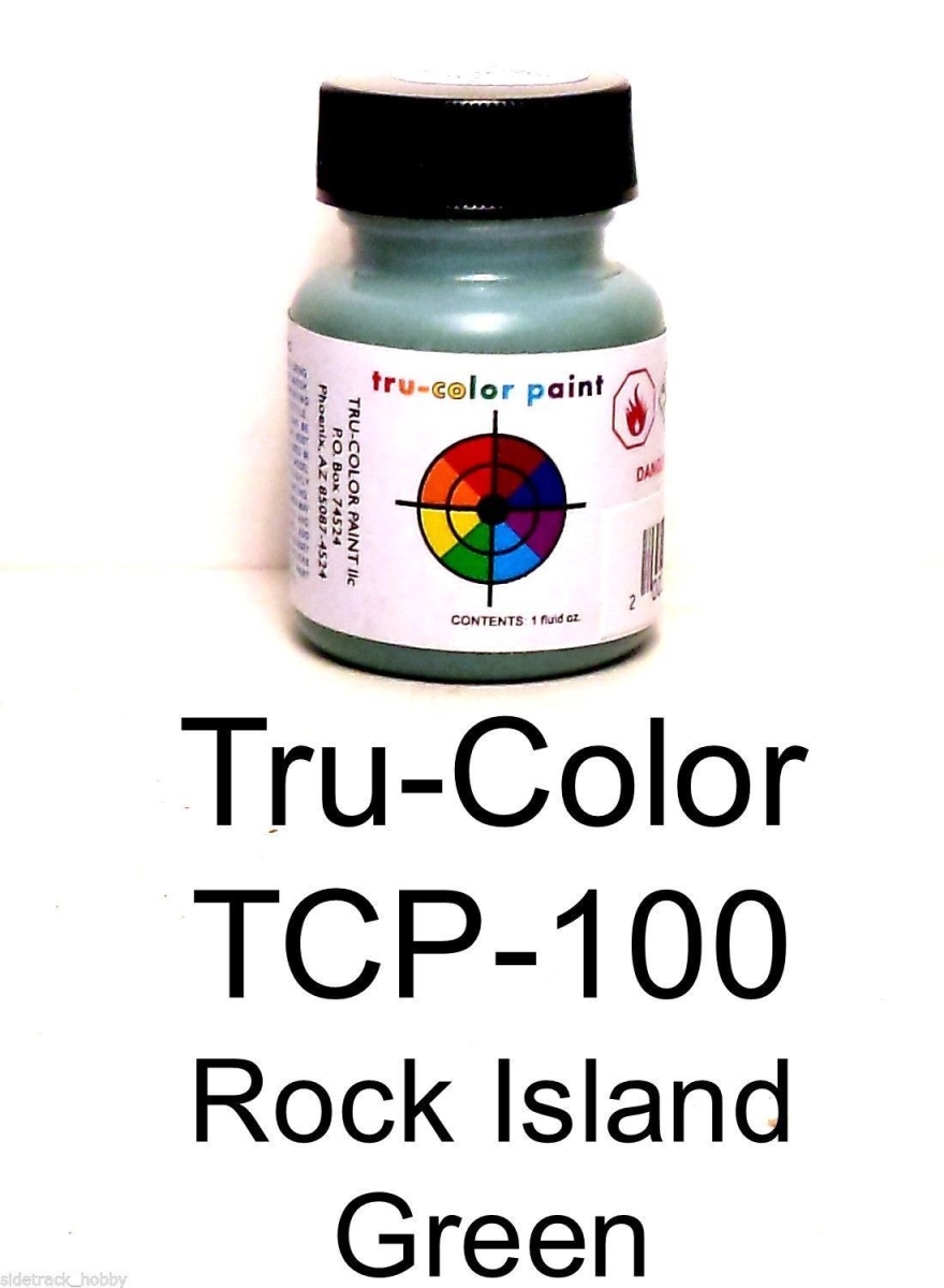 TCP100 1 oz Rock Island Green Paint Bottle
