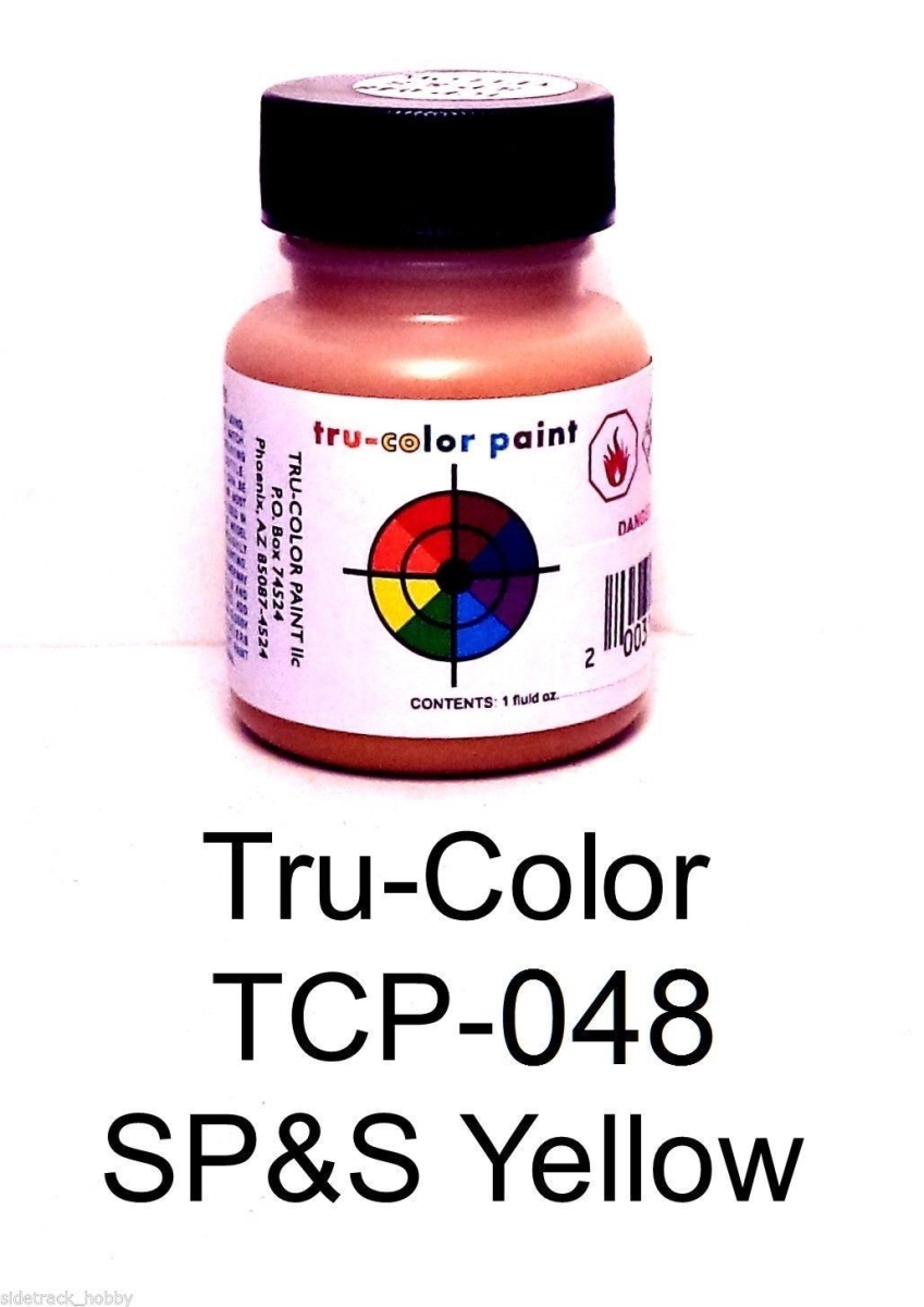 TCP048 1 oz Spokane Portland & Seattle Paint Bottle, Yellow