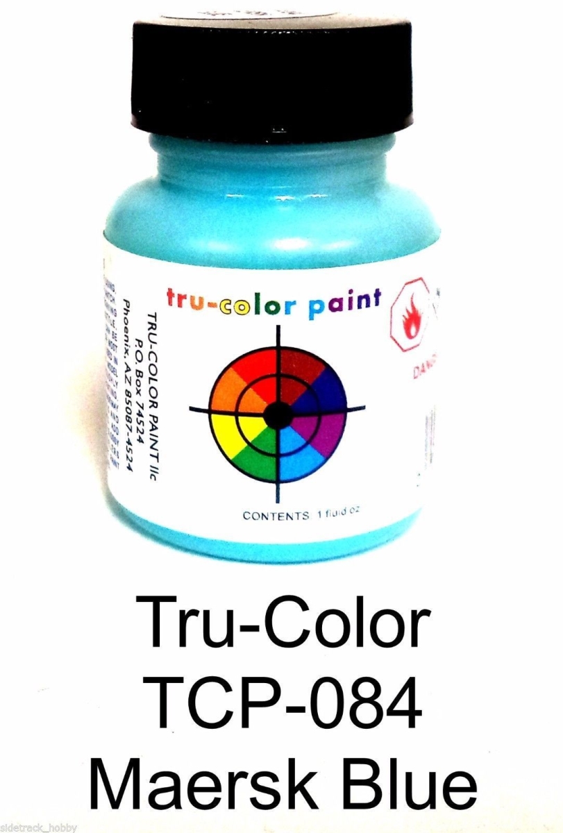 TCP084 1 oz Maersk Paint Bottle, Blue