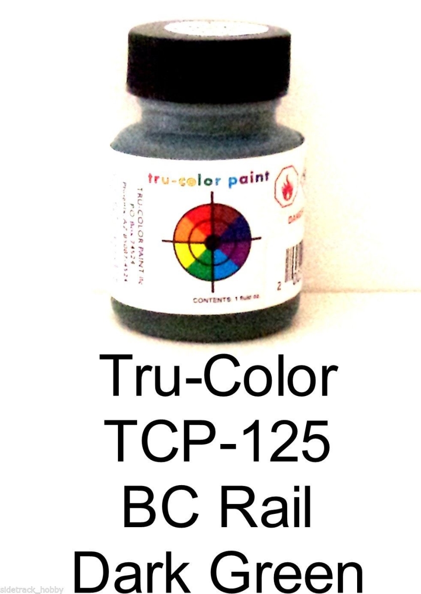 TCP125 1 oz Bc Rail Paint Bottle, Dark Green
