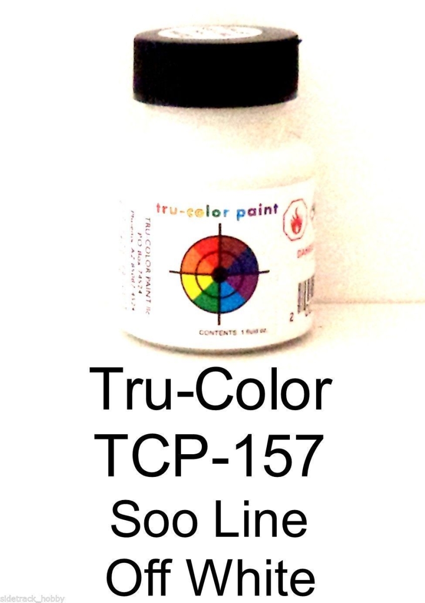 TCP157 1 oz Soo Line Paint Bottle, Off-White