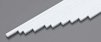 PLS90777 0.10 x 0.16 in. MS-1016 Rectangle Strip Styrene - Pack of 10