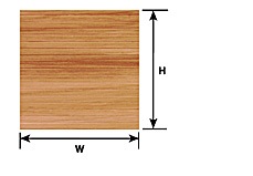 Picture of Plastruct PLS91531 0.07 in. Wood Planking Sheet - Pack of 2