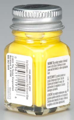 Testors Sunflower Flat Enamel Paint 1/4 oz (1191TT)